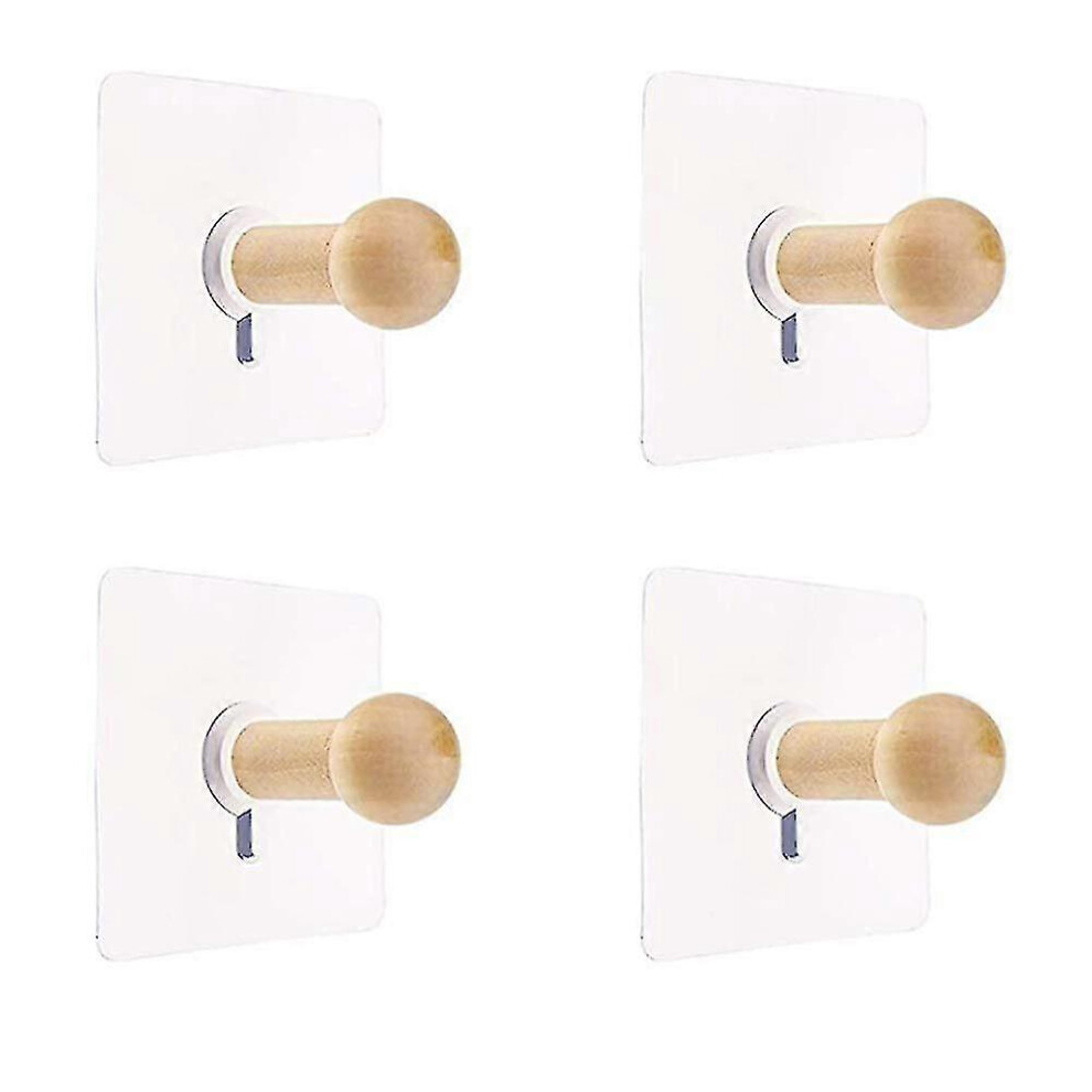 10Pcs Wooden Coat Hook Tree Branch Wall Hook Wooden Hooks For Hanging Coats Wood Hook 4395715277059