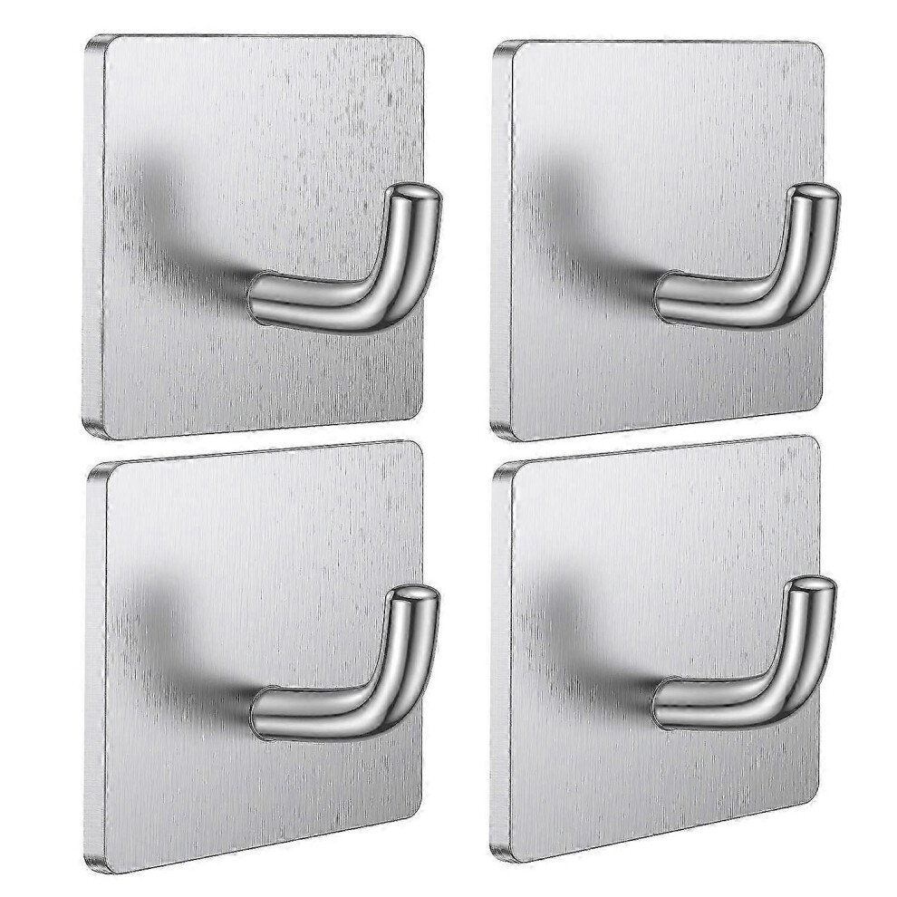Sticky Hook Heavy-Duty Wall Sticky Hook Towel Hook Door Hook Waterproof Stainless Steel Sticky Towel Hook Clothes Sticky Hook Bathroom Sticky Hook 26- 8589124155435