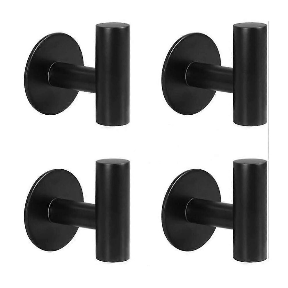 Towel Hook Hook Bathroom Toilet Kitchen Towel Hook Shower Hook Stainless Steel Bathrobe Hook Black 8581505384601