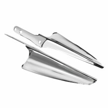 1 Pair Chrome Front Fork Wind Deflector for -Electra Glide 1995-2019 Mount Motorcycle Windshield Fork Covers