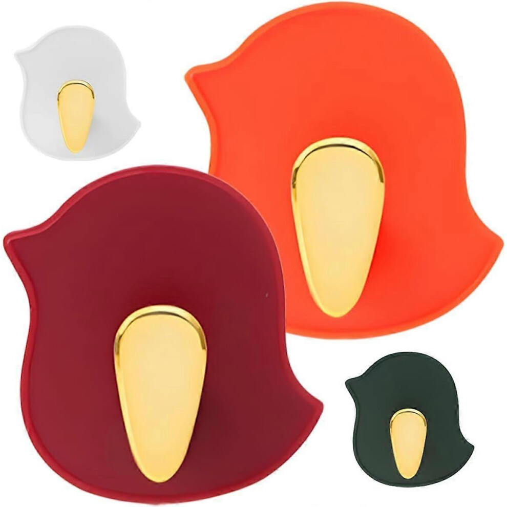 4Pcs Towel Hooks Sundries Hanger Cute Wall Hook Adhesive Wall Hooks For Key Adhesive Hooks 3556902389905