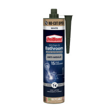 UniBond Kitchen & Bathroom Mould-Resistant White Sealant, 1 x 280 ml