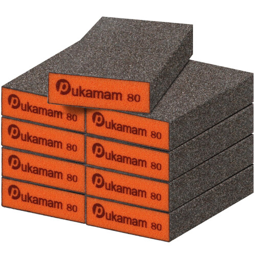 9 PCS Sanding Blocks 80 Grit Wet Dry Sandpaper