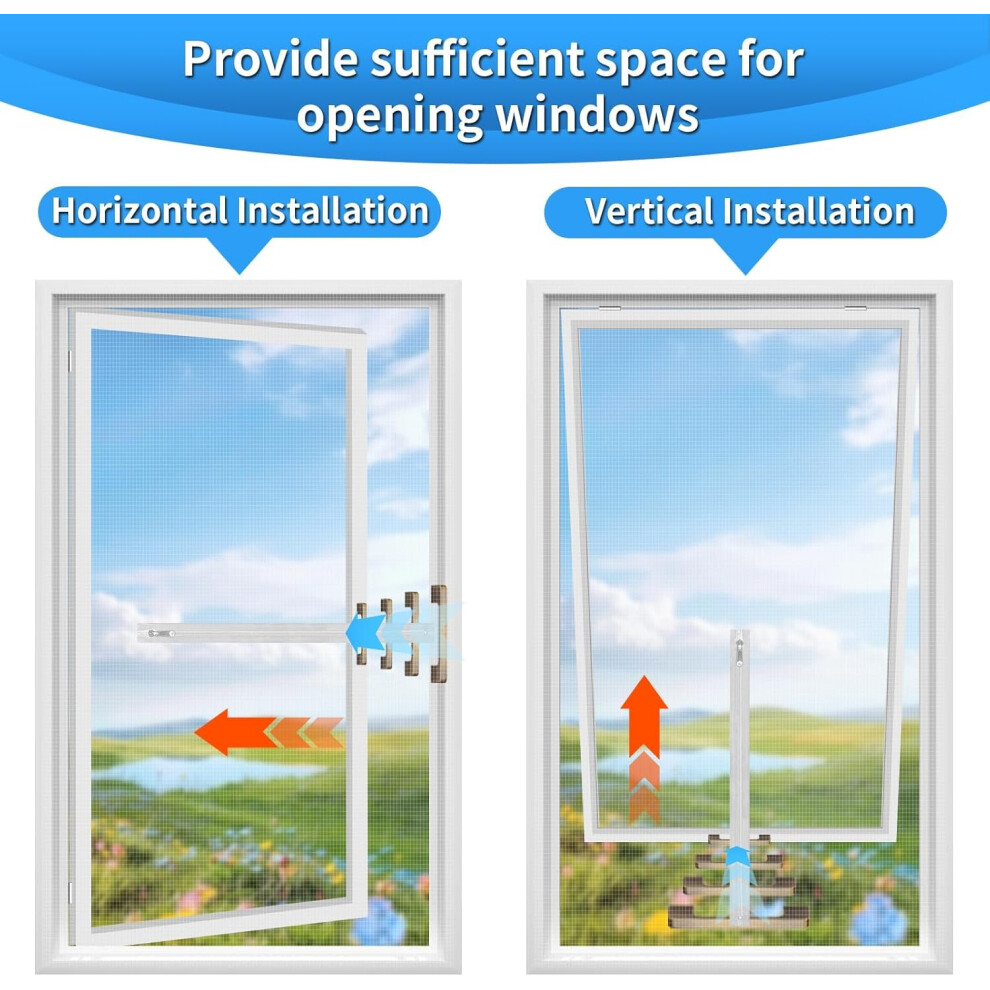 Bksai Window Net To Keep Bugs Out Bug Net For Windows Fits Any Size 10 5003104315877