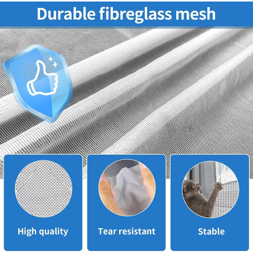 BKSAI Window Net to Keep Bugs Out Bug Net for Windows Fits Any Size 10 2