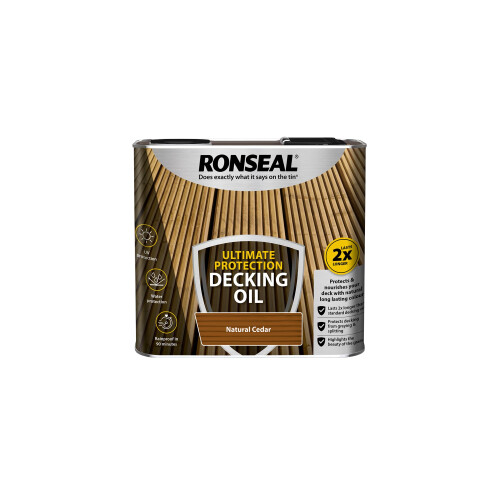 Ronseal Ronseal Ultimate Protection Decking Oil Natural Cedar 2.5L