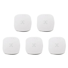 5X Sensor de Presença Humana Tuya ZigBee MmWave com DetecçãO de  de Micro-Ondas de Luminância PIR Sensor de Movimento para Montagem em Parede