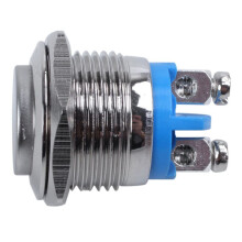 6pcs 16mm High Round High Round Momentary Metal Push Button
