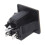 6X AC 125V 15A Panel Mount US Outlet Power Socket Black 3