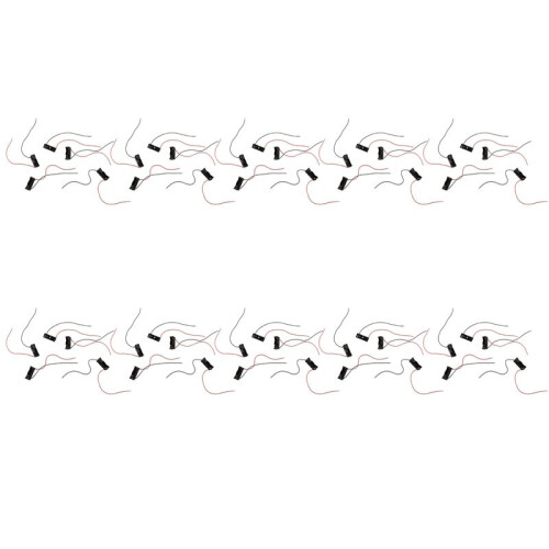 50Pcs 23A/A23 Battery (12V) Clip Holder Box Case Black