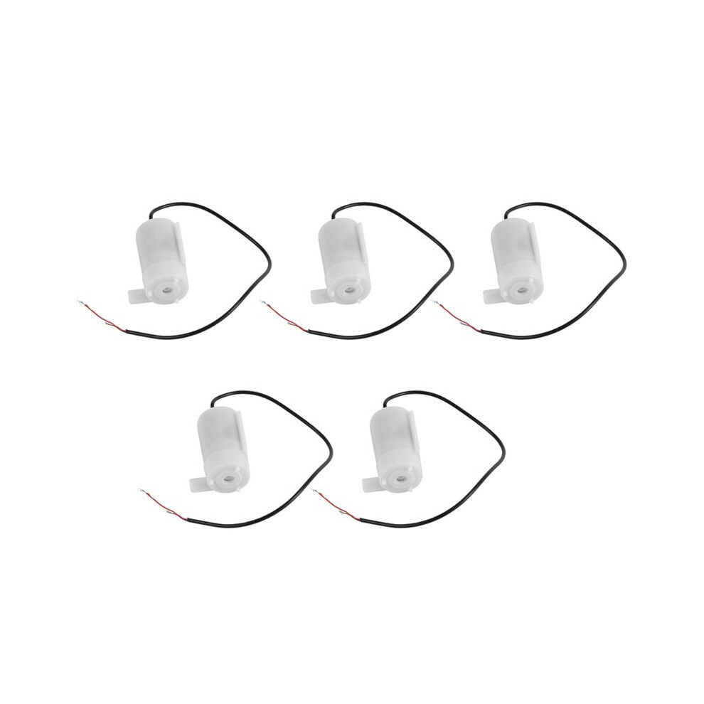 5Pc Micro-Submersible Water Pump 2.5-6V Low Noise Brushless Motor Pump120l/H 6033087618565