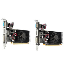2X HD7450 Grafik Karte 64Bit 2GB GDDR3 PCI-E 2.0 X16 -Kompatible VGA DVI-I Grafik Karte für Radeon HD 7450 2G 64 Bit