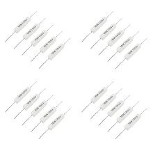 1.0 Ohm 10W Drahtgewickelt Keramik Zement-Widerstaende 20 Stueck