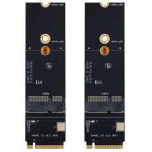 2X Kabellos M.2 A+E Key Slot Auf M.2 M Key Wifi Adapter für AX200 9260 Bcm94352Z Karte NVMe PCI Express SSD Port