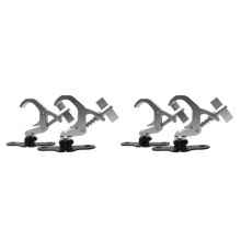 2Pair Aluminum Stage Light Hook  Moving  Light Truss Clip Safety Load 150KG for DJ Disco Stage Equipment(A)