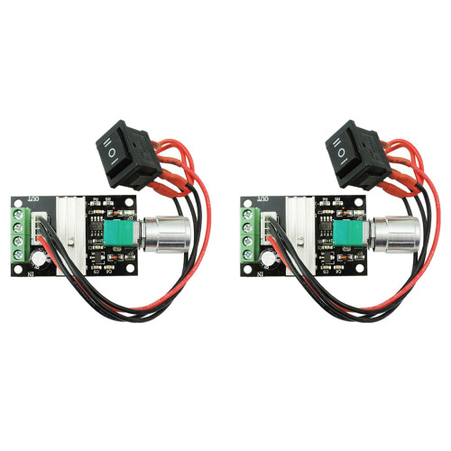 2X Controlador de Velocidade Do Motor  PWM 6V12V24V