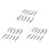 30 Pcs Wirewound Ceramic Cement Resistor 1 Ohm 5% 10W Watt 1