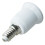 5X E14 to E27 Extend Base LED CFL Light Bulb Lamp Adapter Converter Screw Socket 3