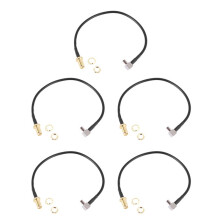 5X SMA Female Jack to TS9 Male Right Angle Pigtail Coaxial Cable Antenna