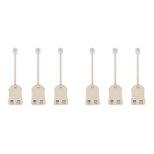 6Pcs DSL Filter Splitter for Phone Phone Jack Splitter In- DSL Filter Telephone Modem ADSL Splitter Filter