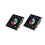 2X DC12V-24V RGB/RGBW Wall Mounted Touch Panel Controller Glass Panel Dimmer  Controller for LED Strips Lamp Black 1