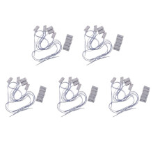 25 Pcs Mc-38 Wired Door Window Sensor Magnetic for Home Alarm System,When Sensor Together,Normally Closed Nc