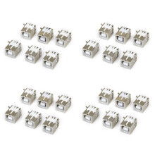 Lot of 24pcs Replacement USB Connector Socket Type B Female Right Angle