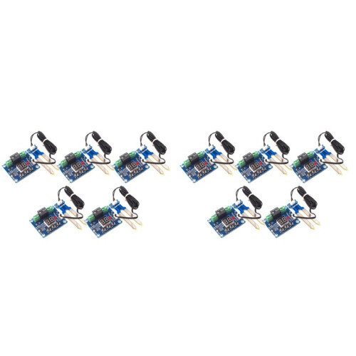 10Pcs 12V Digital Auto Watering Module Soil Humidity Sensor Controller Soil Moisture Test Irrigation System Detector