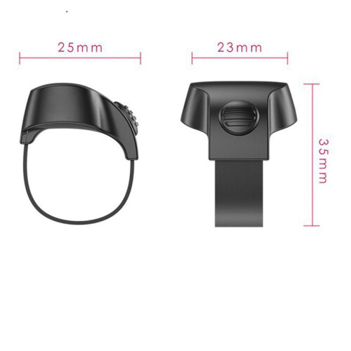 2X Portable   5.1 Phone Selfie Shutter Remote Control Ring Wireless  Remote Control Ring(Black) 2
