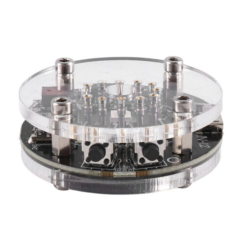 3X IN-12 Nixie Clock RVB Audio Accessoires Électroniques DIY Single Tube Glow Clock Micro-USB DC5V 2