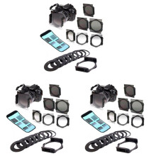 3X 17 in 1 Digital Camera Lens Gradual ND Filter Set for Cokin P Series