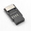 5X Motherboard USB2.0 9Pin to TYPE-C A-KEY Front Connector Converter USB3.2 TYPE-E Interface Adapter Extender Card 3