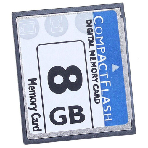 10X Professional 8GB Compact Flash Memory Card(White&) 1