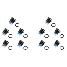 10X Horn Horn Button Push Button for Car 16mm 12V