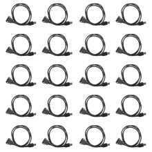 20X Autodashboard Inbouw USB--Vrouw-Aansluiting Verlengpaneelkabel 1M