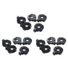 CR2016 2025 2032 Knoopcelbatterijhouder Socket Zwart 15 Stuks