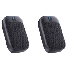 2X Enceinte Sans Fil Caisson de Basses Portable Basses Améliorées Design Compact pour le Camping et la Course en Plein Air