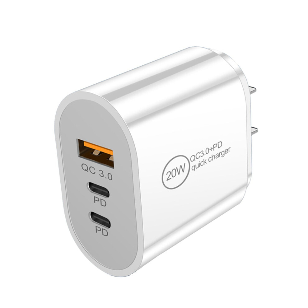 20W Usb-C Fast Charger Dual-Port Pd Wall Charger 9357860653053