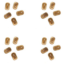 20Pcs NFC Flash Nail Sticker LED Bare Chip Intelligent Luminous Nail Lamp Nail Sticker Enhancement, White Light