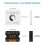 5X RF Wireless Wall- Mounted Touch Panel Dimmer Control for DC5-24V 30A Single Color LED Strip Lighting 8