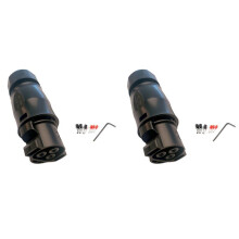 2X Solar PV Connector Plug Waterproof IP68 4000V 40A for Solar PV System Panel Parallel Protection Kit LY01-Female