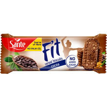 Sante Fit cukormentes gabonapehely kakaós keksz, 50g