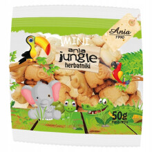 Ania mini zoo kiks 50 g sukkerfri