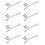 8X VK2828U7G5LF GPS-Module TTL 1-10Hz met Antenne FLASH Flight Control GPS-Model 1