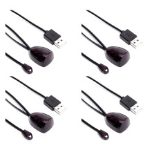 4X IR Extender Infrarood IR Afstandsbediening Ontvanger USB IR Ontvanger Adapter Zender voor Kabelbox Stereo Ontvanger HD TV