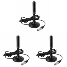3X Digital HD Freeview Antenna HDTV Antenna with 300cm Coax, Outdoor Waterproof for DVB-T DVB-T2 and DAB Broadcasting