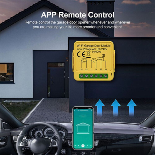 2X Tuya Garage Door Opener Controller Module Remote Control   Life App Work with Alexa Home Assistant Wifi 2