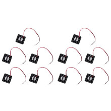 10X 12V 0,1A 2-Stifts PC-Fodral CPU-Kylare Kylfläkt 40 mm X 40 mm X 10 mm
