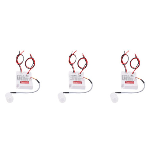 3X 12V 24V PIR Motion Sensor  IR Infrared Human Induction  Delay Relay  Corridor LED Light Timer