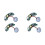 4Pcs 5V Humidifier Driver Board Mist Maker Atomization Discs Stable Ultra Fine Low Power  Spray Circuit Accessories 1